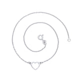 Sterling Silver Heart Anklet