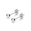 Sterling Silver 4mm Ball Stud Earrings