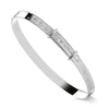 Silversmiths Sterling Silver Baby Bangle with a “Twinkle Twinkle” star motif.