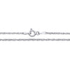 Silversmiths 1.5mm sterling silver Prince of Wales chain necklace displayed against a white background.