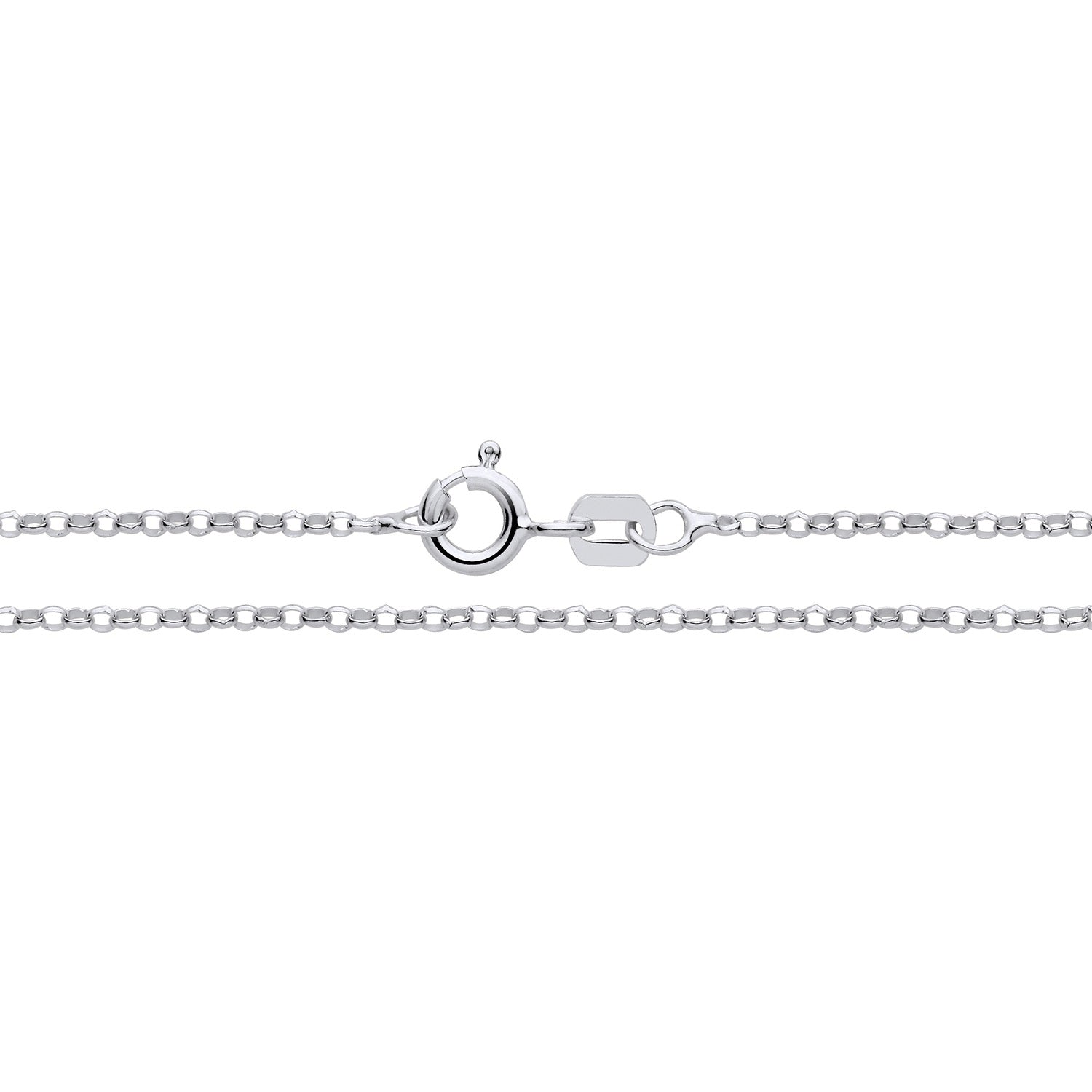 1.3mm Sterling Silver D/C Belcher Chain