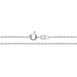 1.3mm Sterling Silver D/C Belcher Chain