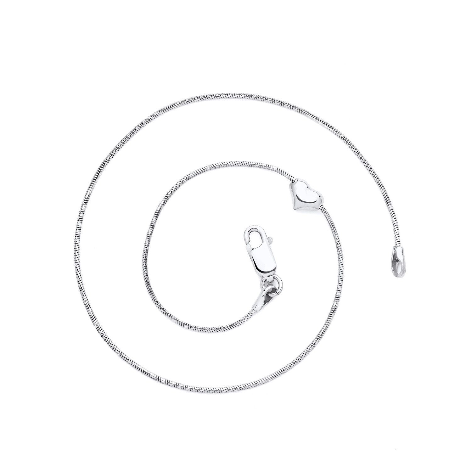Sterling Silver Snake Chain Anklet