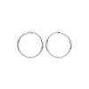 Silversmiths sterling silver 11mm hinged sleeper earrings displayed on a white background.